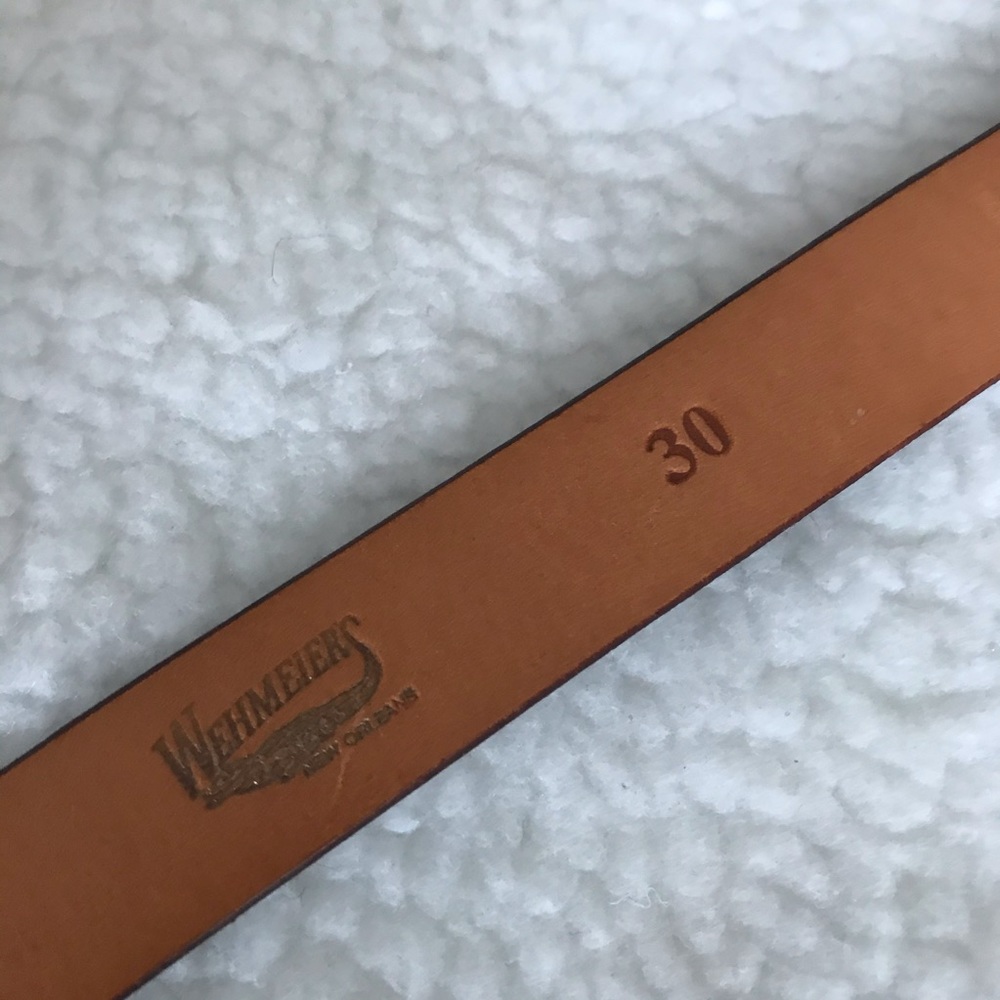 Wehmeier’s Genuine Java Lizard Steer Hide Belt - image 5